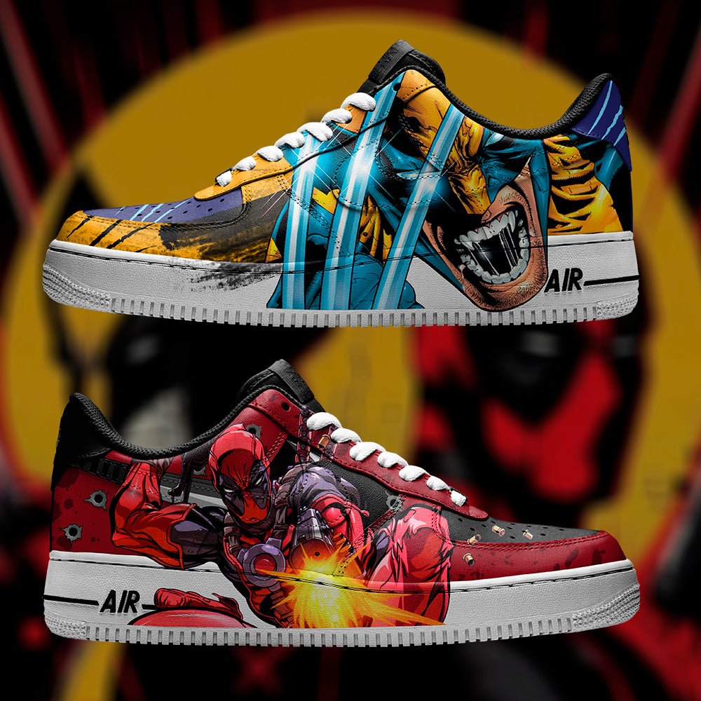 Air Force 1 x Deadpool y Wolverine - Art Force Custom