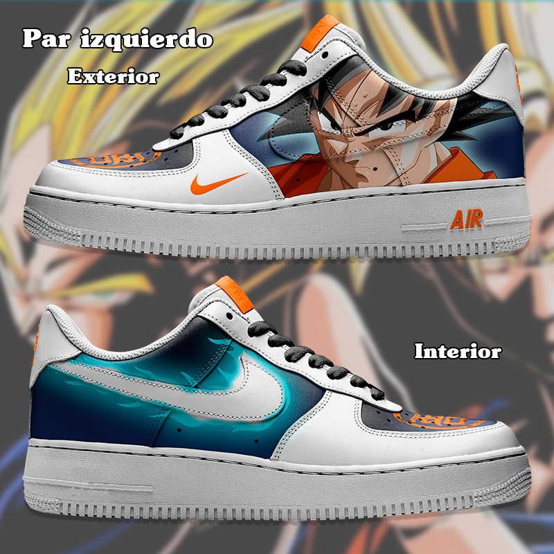 Air Force 1 x Goku y Vegetta Power - Art Force Custom