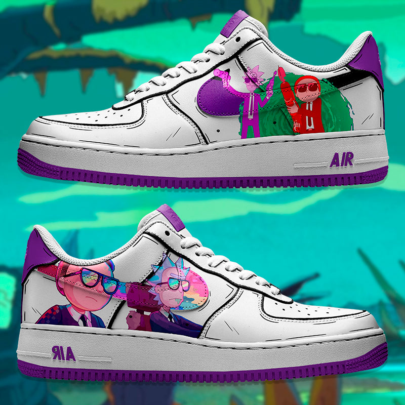 Air Force 1 x Rick & Morty Cartoon