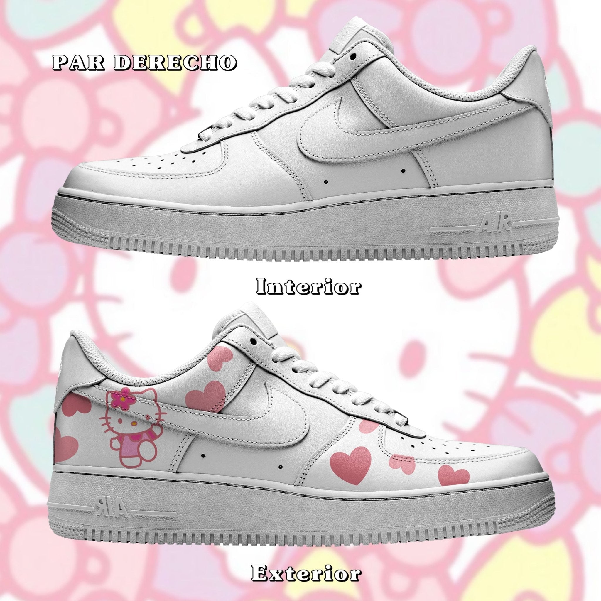 Air Force 1 Mid x Hello Kitty - Art Force Custom