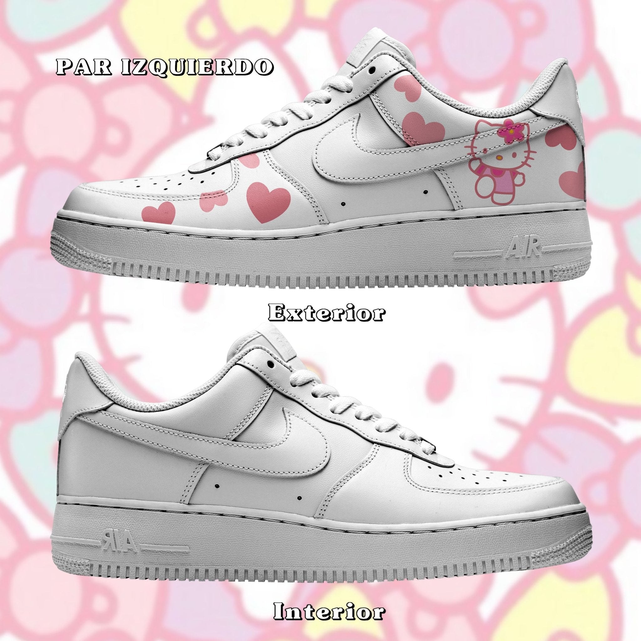 Air Force 1 Mid x Hello Kitty - Art Force Custom