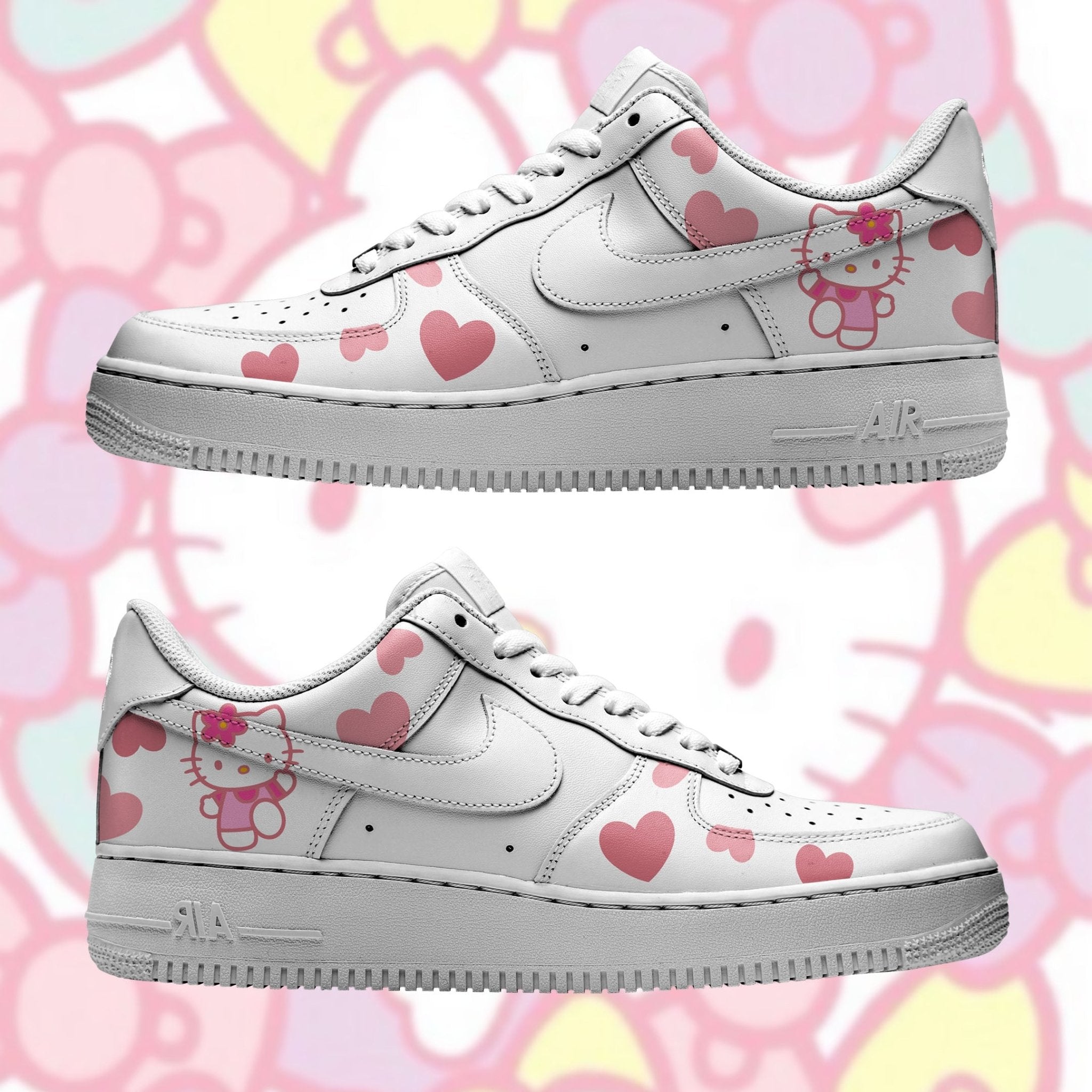 Air Force 1 Mid x Hello Kitty - Art Force Custom