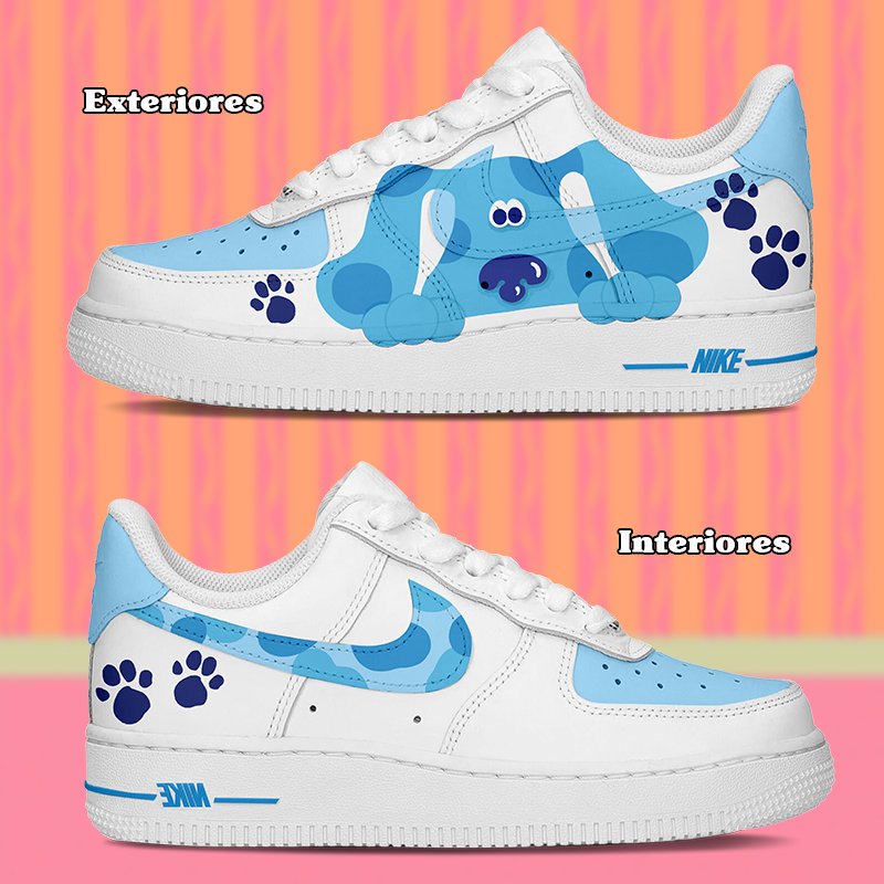 Air Force 1 Niños - Las pistas de Blue - Art Force Custom