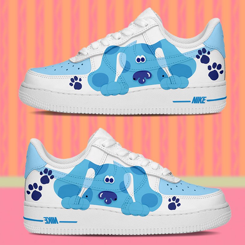 Air Force 1 Niños - Las pistas de Blue - Art Force Custom