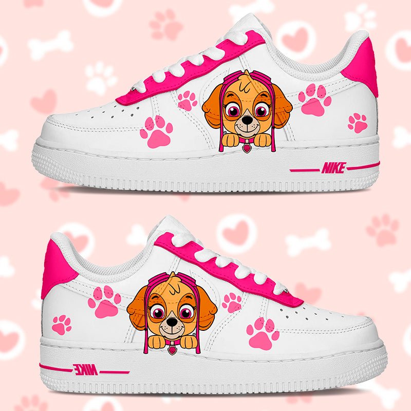 Air Force 1 Niños - Paw Patrol Pink - Art Force Custom