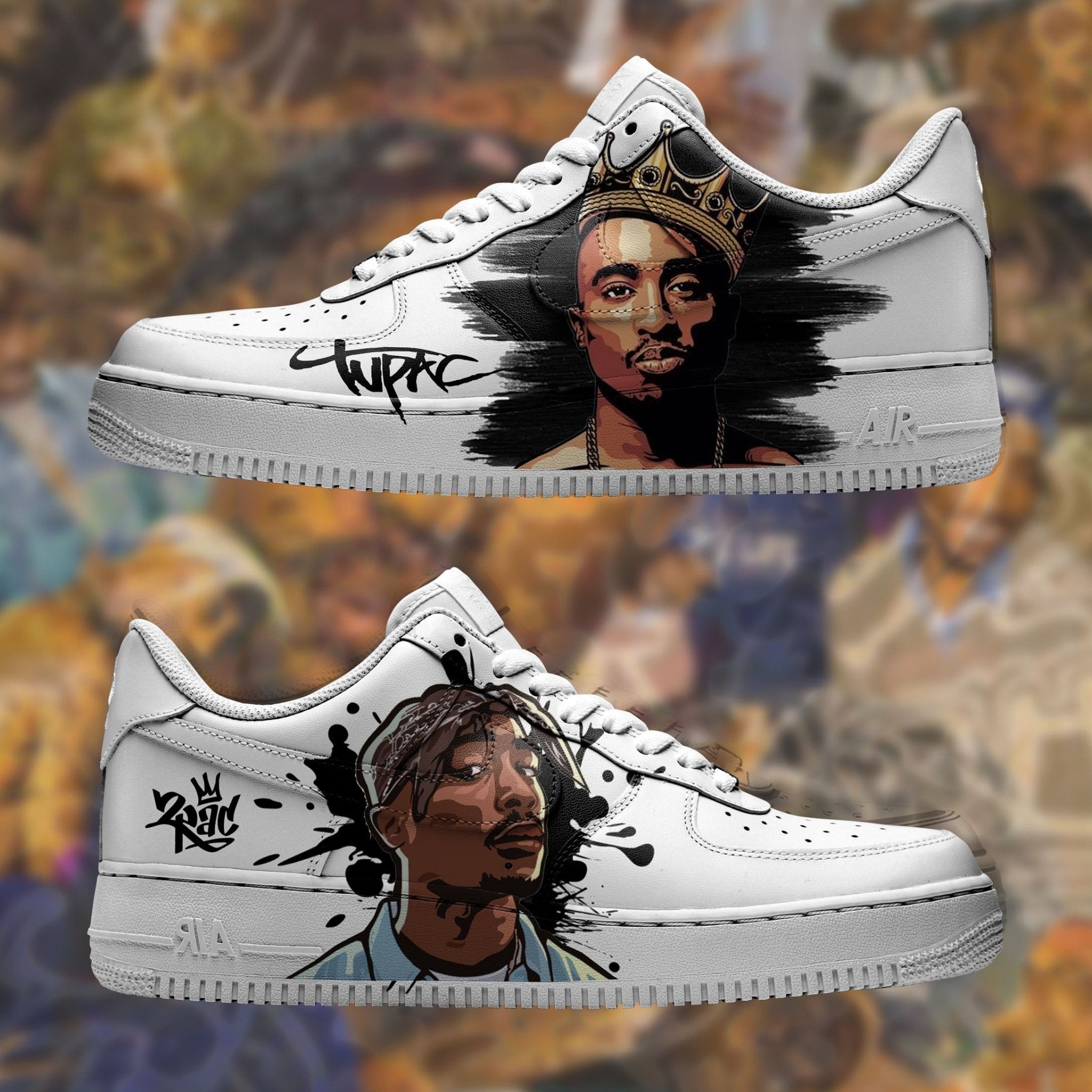 Air Force 1 x 2 Pac - Art Force Custom