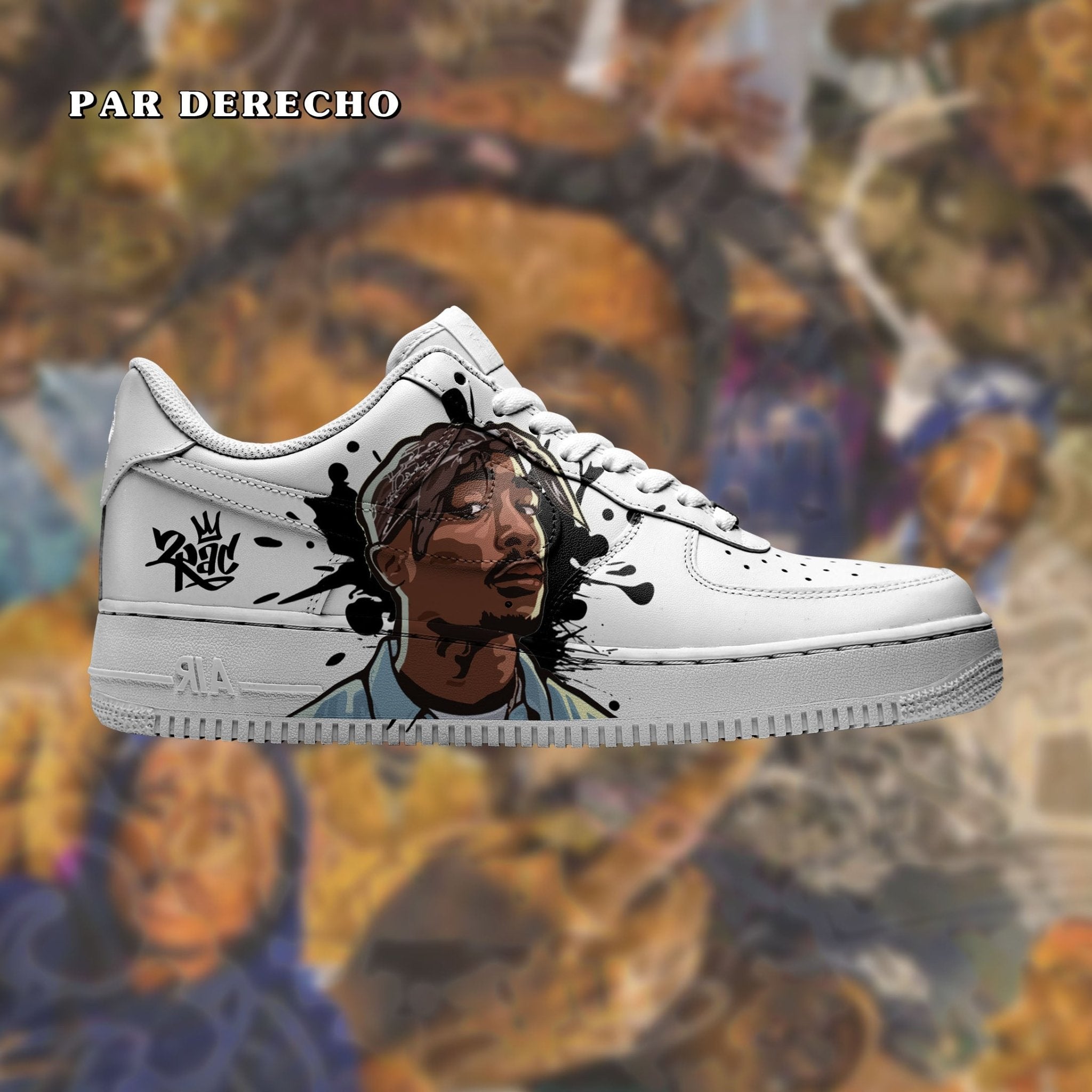 Air Force 1 x 2 Pac - Art Force Custom