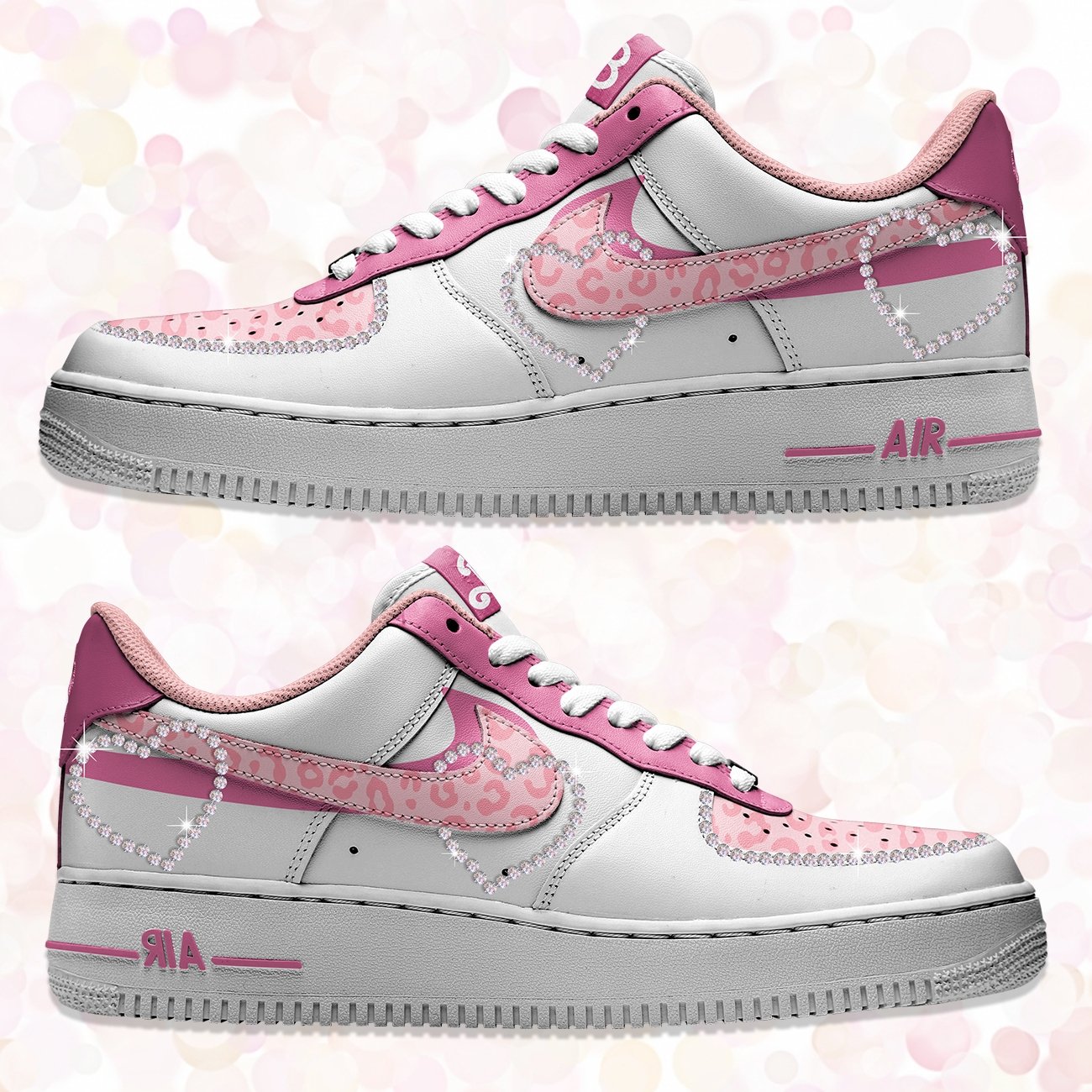 Air Force 1 x Barbie Love Swarovski - Art Force Custom