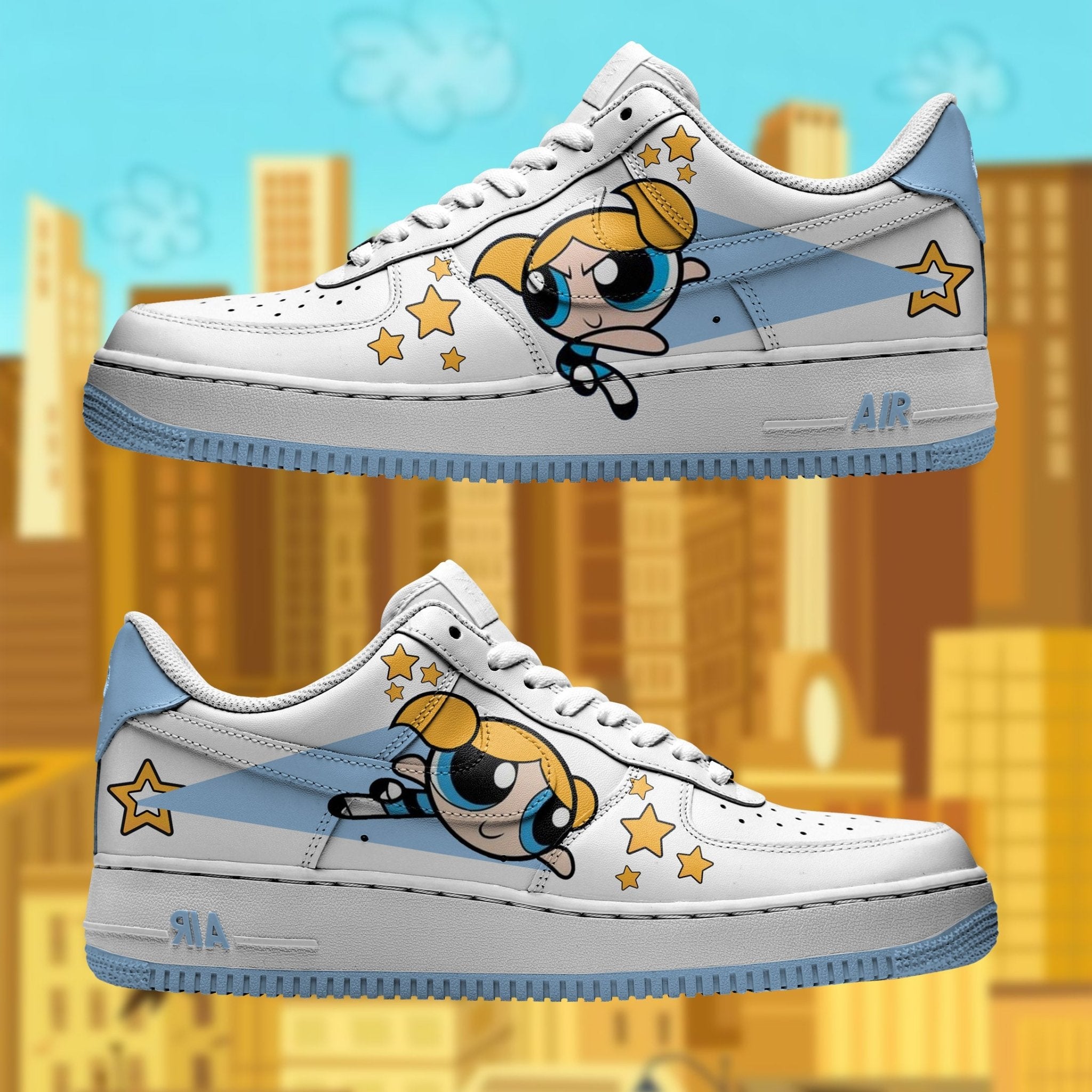 Air Force 1 x Burbuja (Las chicas super poderosas) - Art Force Custom