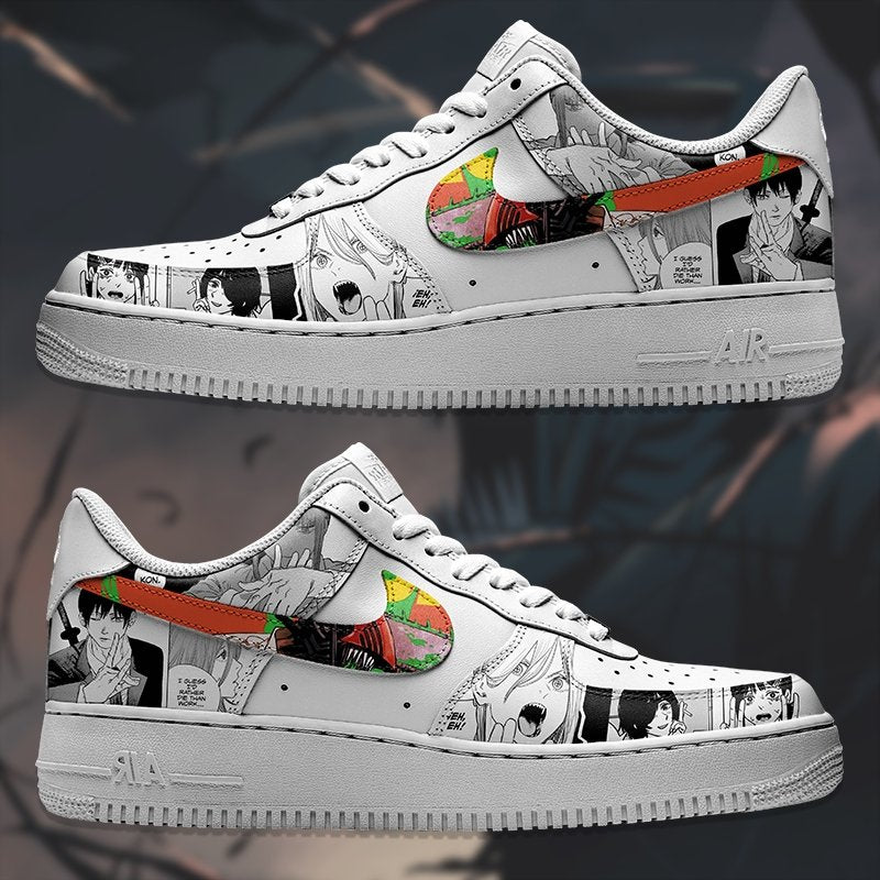 Air Force 1 x Chainsaw Man Manga - Art Force Custom