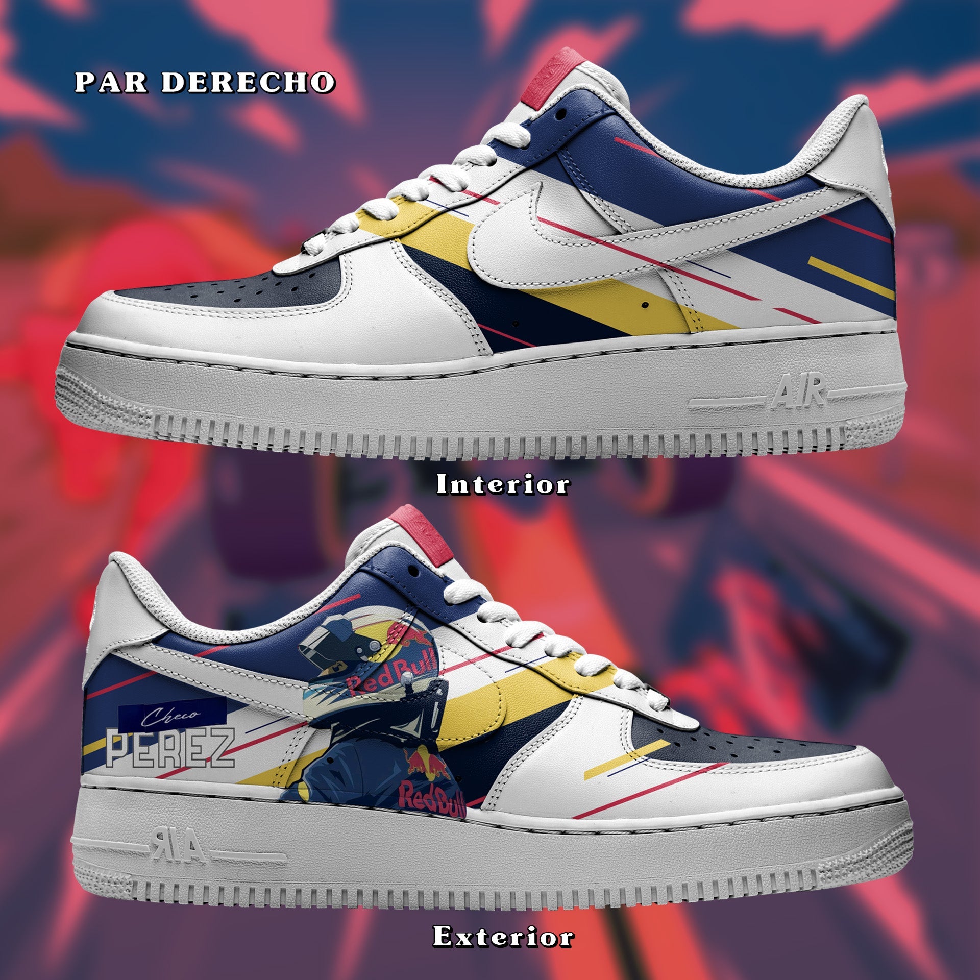 Air Force 1 x Checo Pérez - Art Force Custom