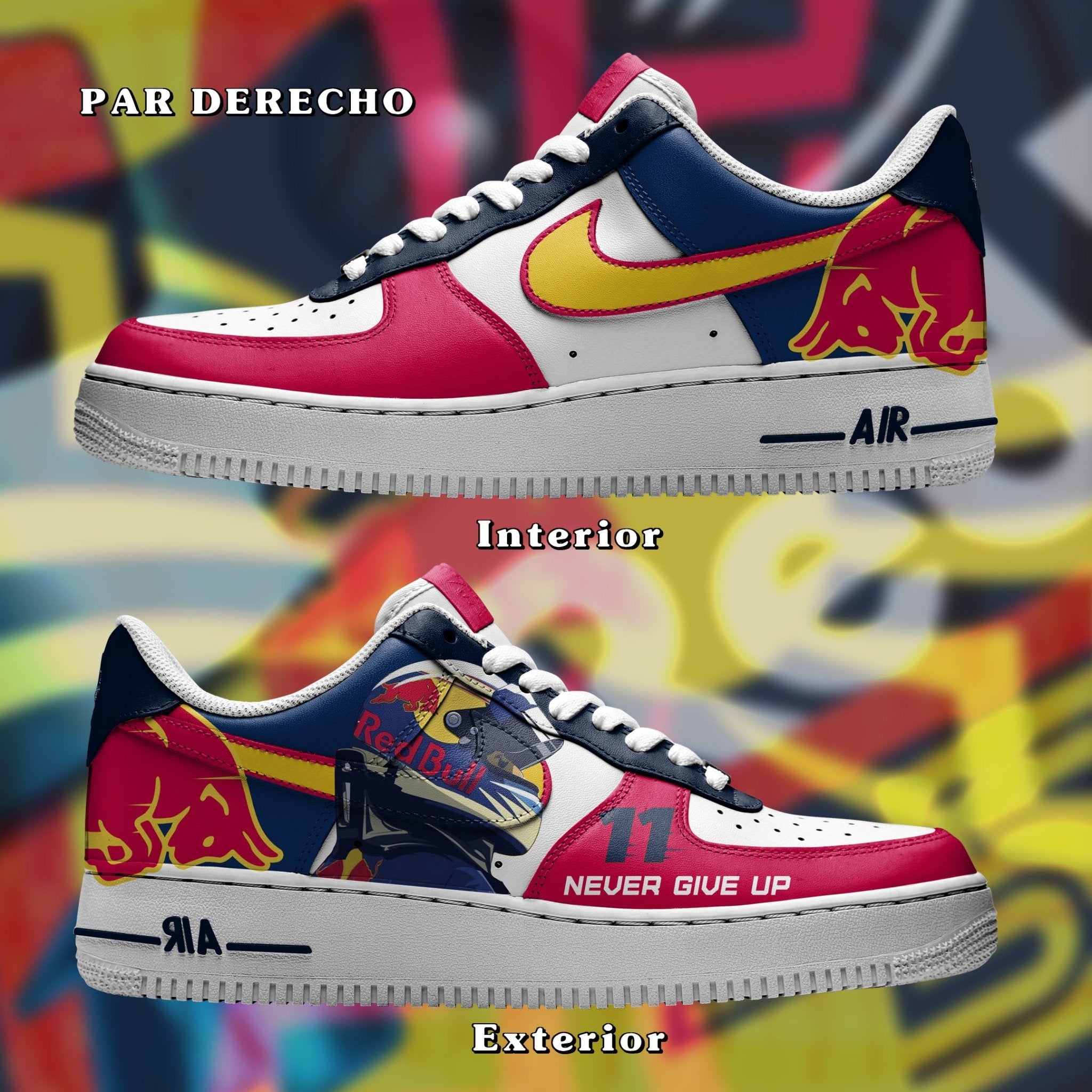 Air Force 1 x Checo Pérez Red - Art Force Custom