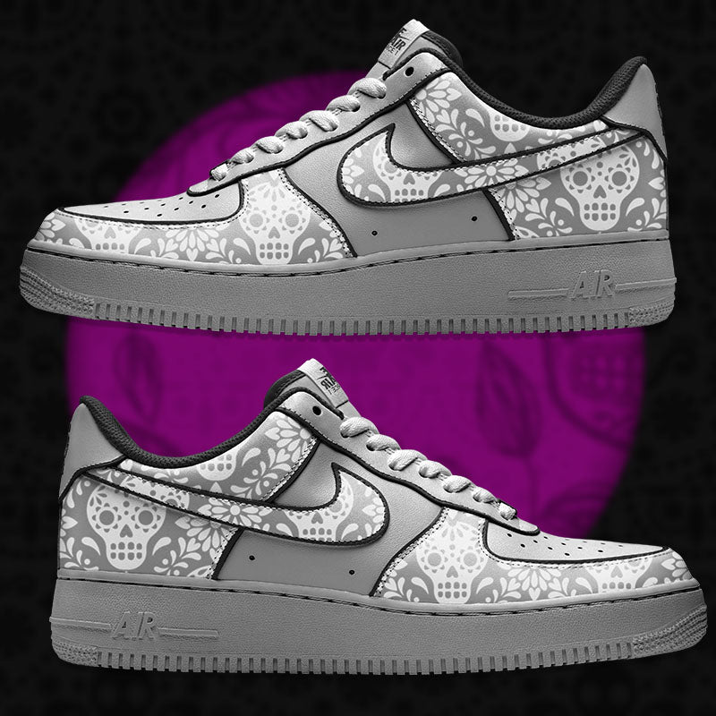 Air Force 1 x Día de muertos (Reflectivo) - Art Force Custom