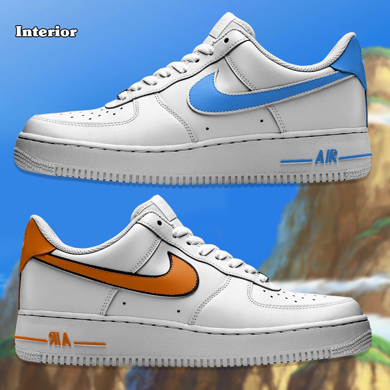 Air Force 1 x Goku y Vegeta - Art Force Custom