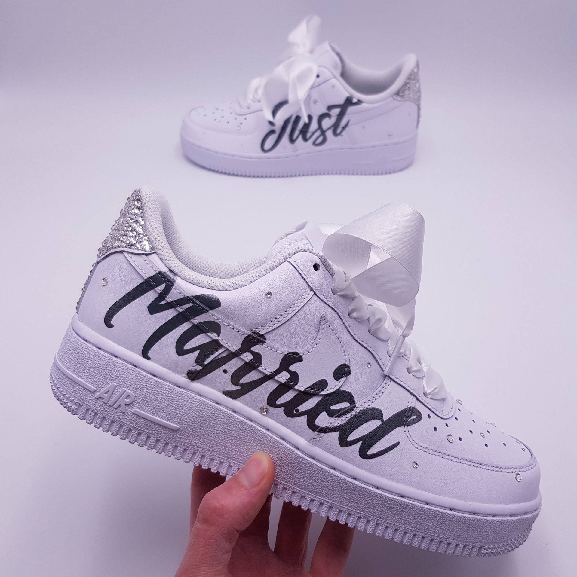 Air Force 1 x Just Married Swarovski - Art Force Custom