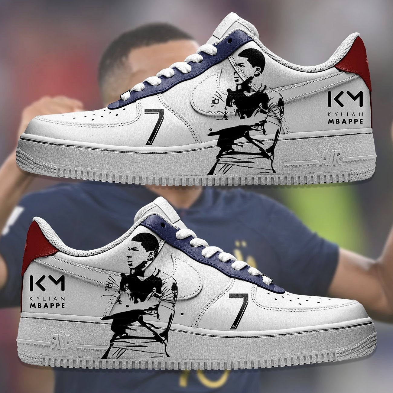 Air Force 1 x Kylian Mbappé - Art Force Custom