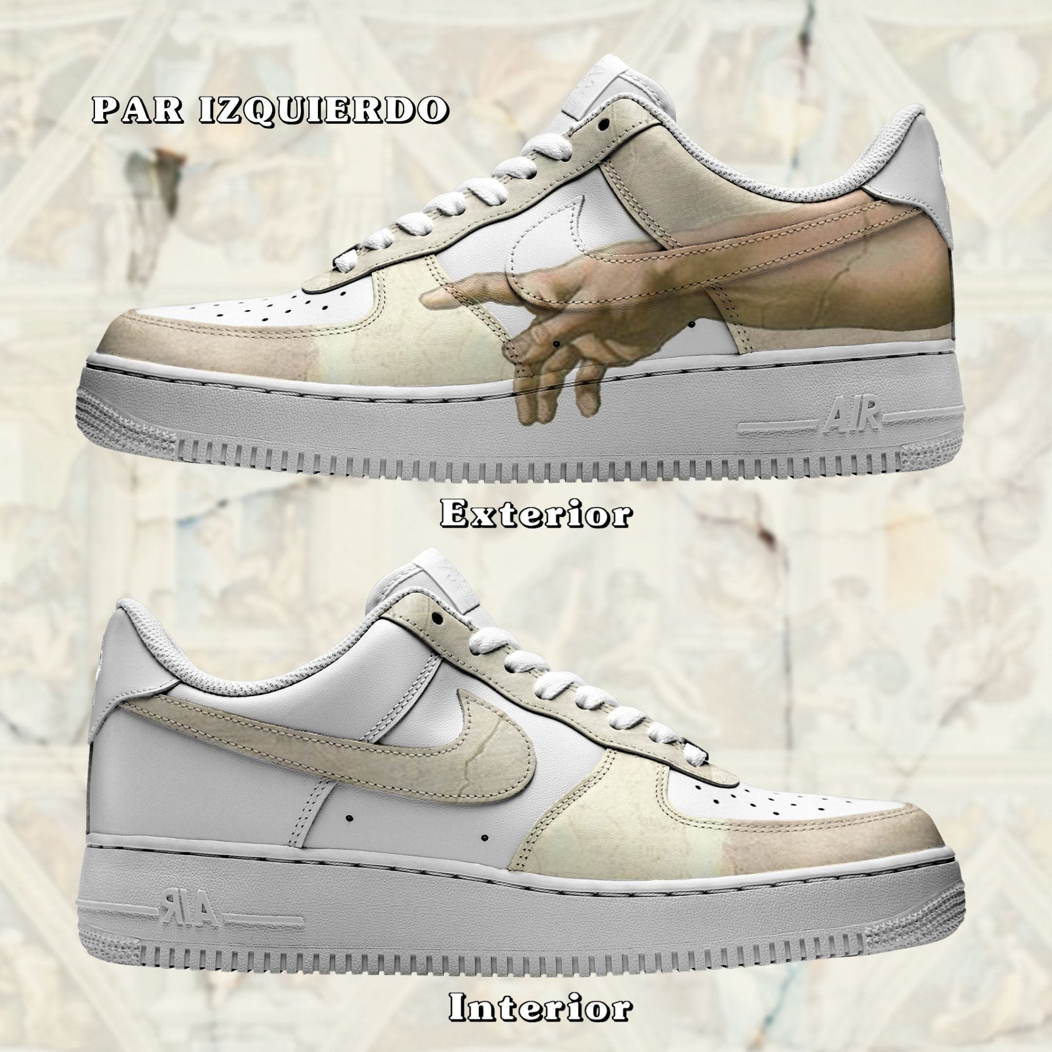 Air Force 1 x La creación de Adán - Art Force Custom