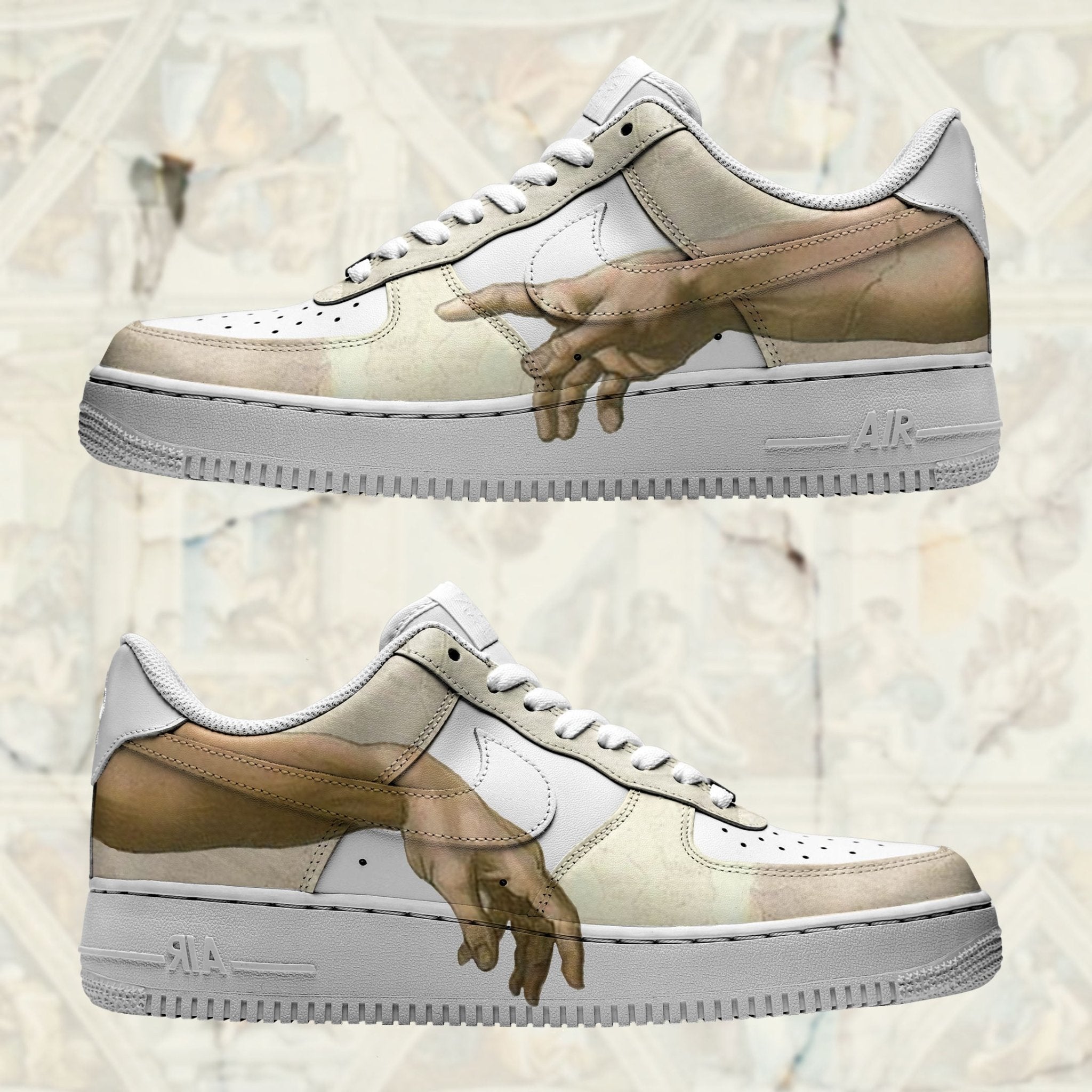 Air Force 1 x La creación de Adán - Art Force Custom