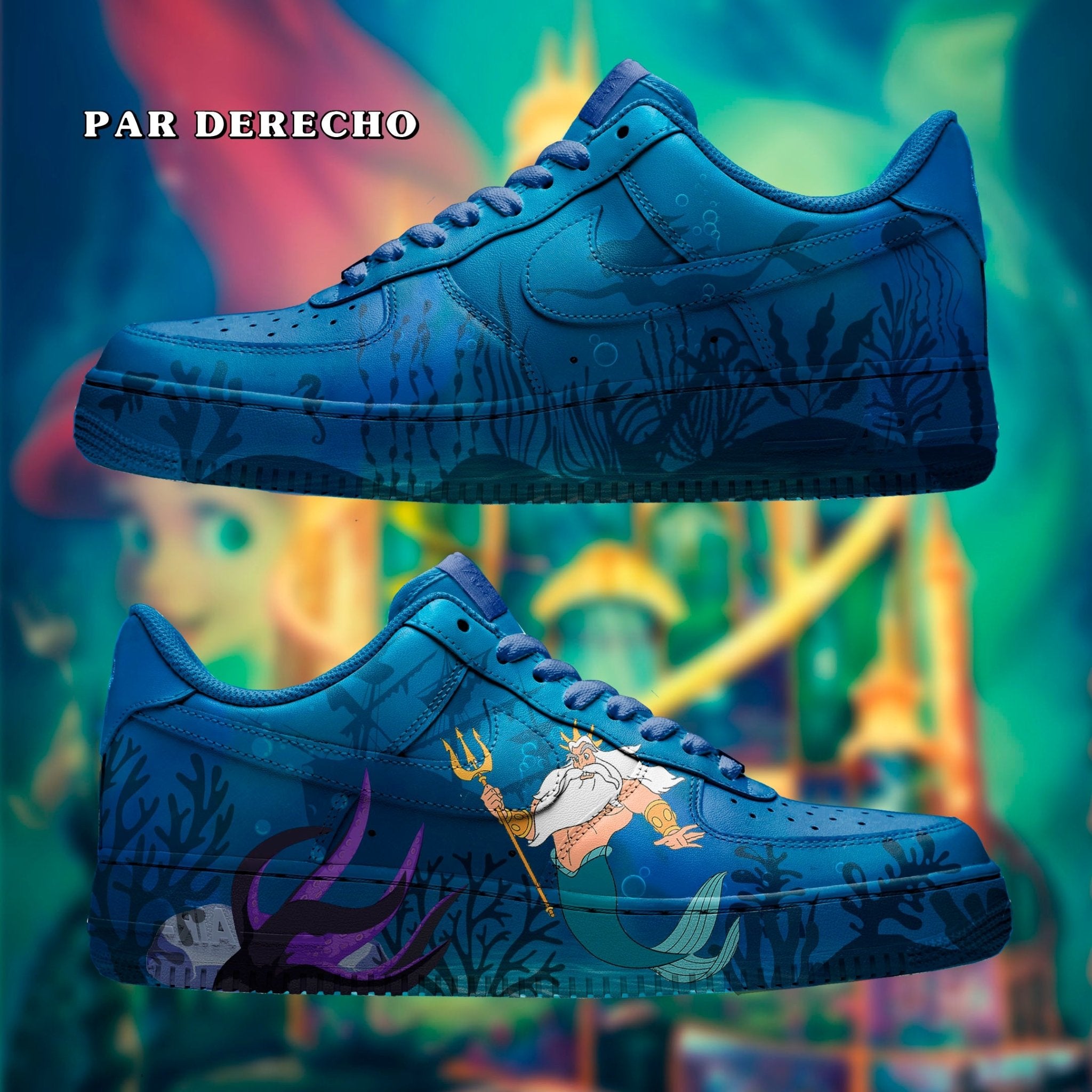 Air Force 1 x La Sirenita - Art Force Custom