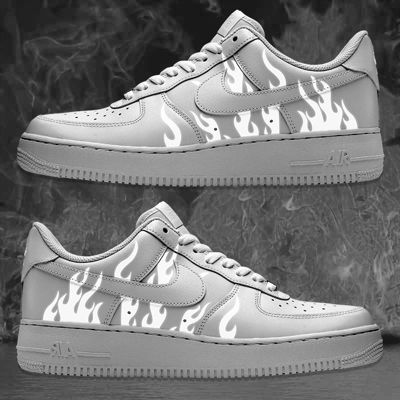 Air Force 1 x Llamas (Reflectivo) - Art Force Custom