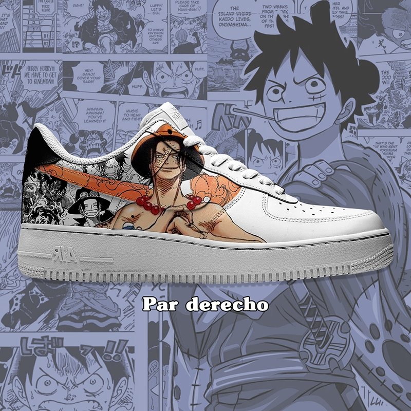 Air Force 1 x Luffy & Ace - Art Force Custom