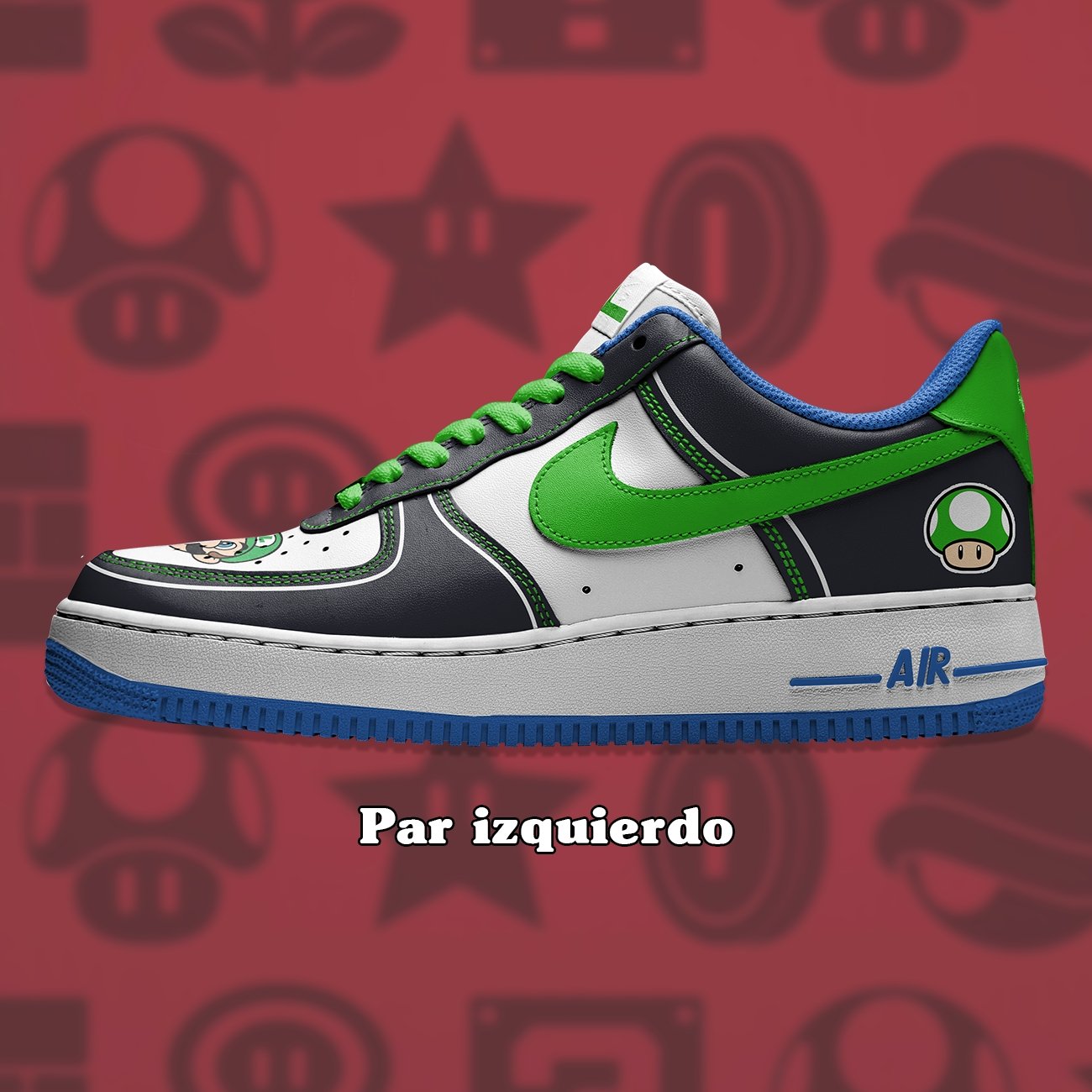 Air Force 1 x Mario Bros - Art Force Custom