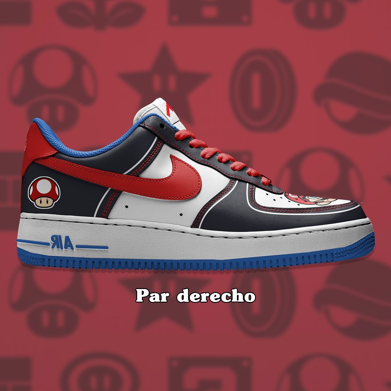 Air Force 1 x Mario Bros - Art Force Custom