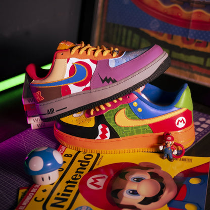 Air Force 1 x Mario Bros Collage - Art Force Custom