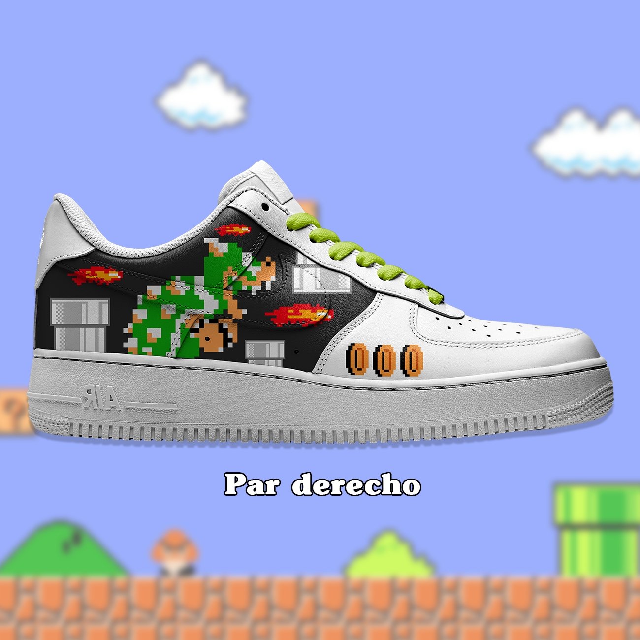 Air Force 1 x Mario Bros Retro - Art Force Custom