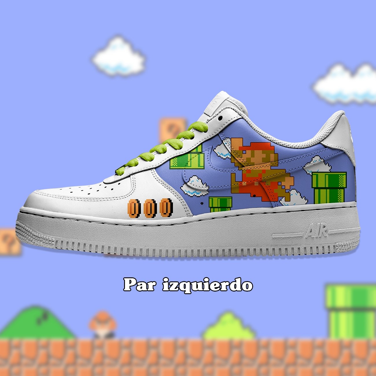 Air Force 1 x Mario Bros Retro - Art Force Custom