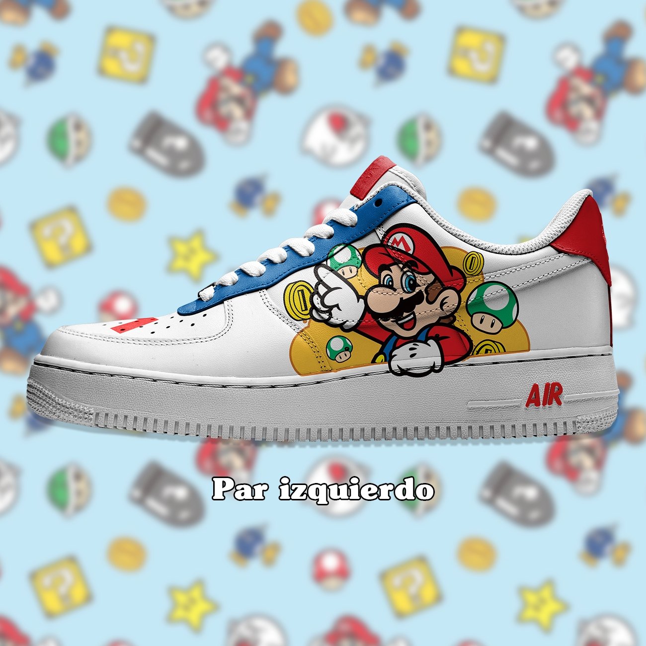 Air Force 1 x Mario & Luigi - Art Force Custom