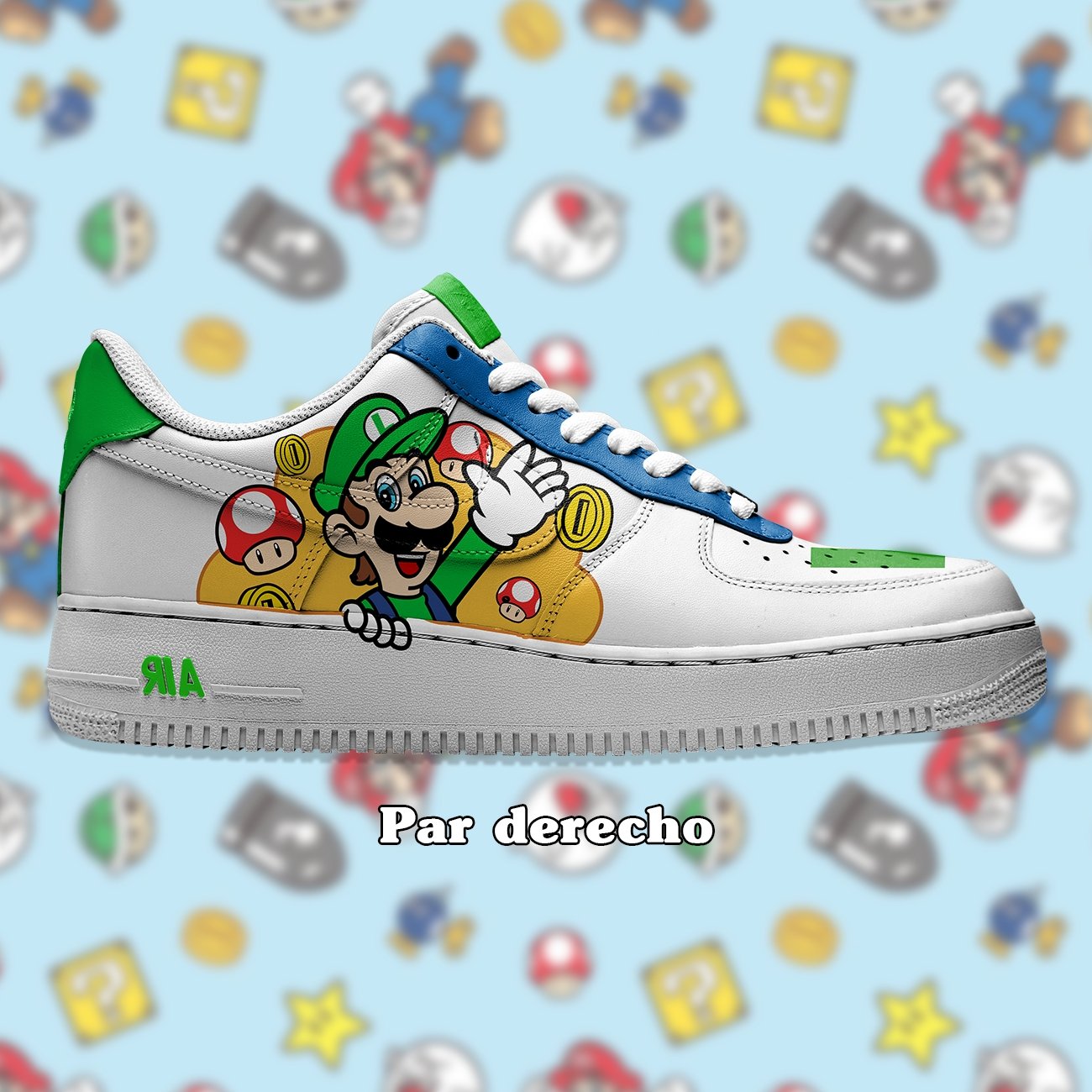 Air Force 1 x Mario & Luigi - Art Force Custom