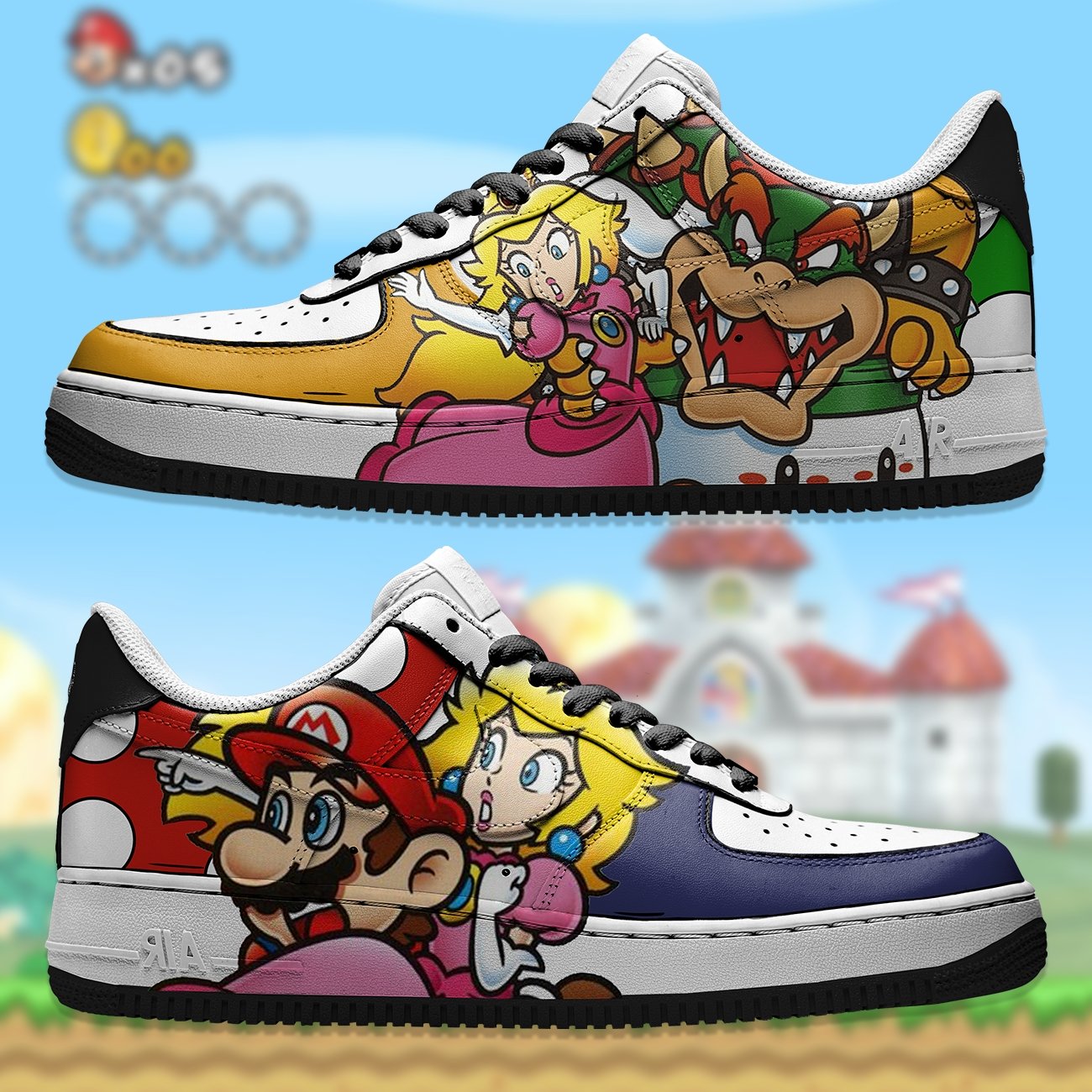 Air Force 1 x Mario vs Bowser - Art Force Custom