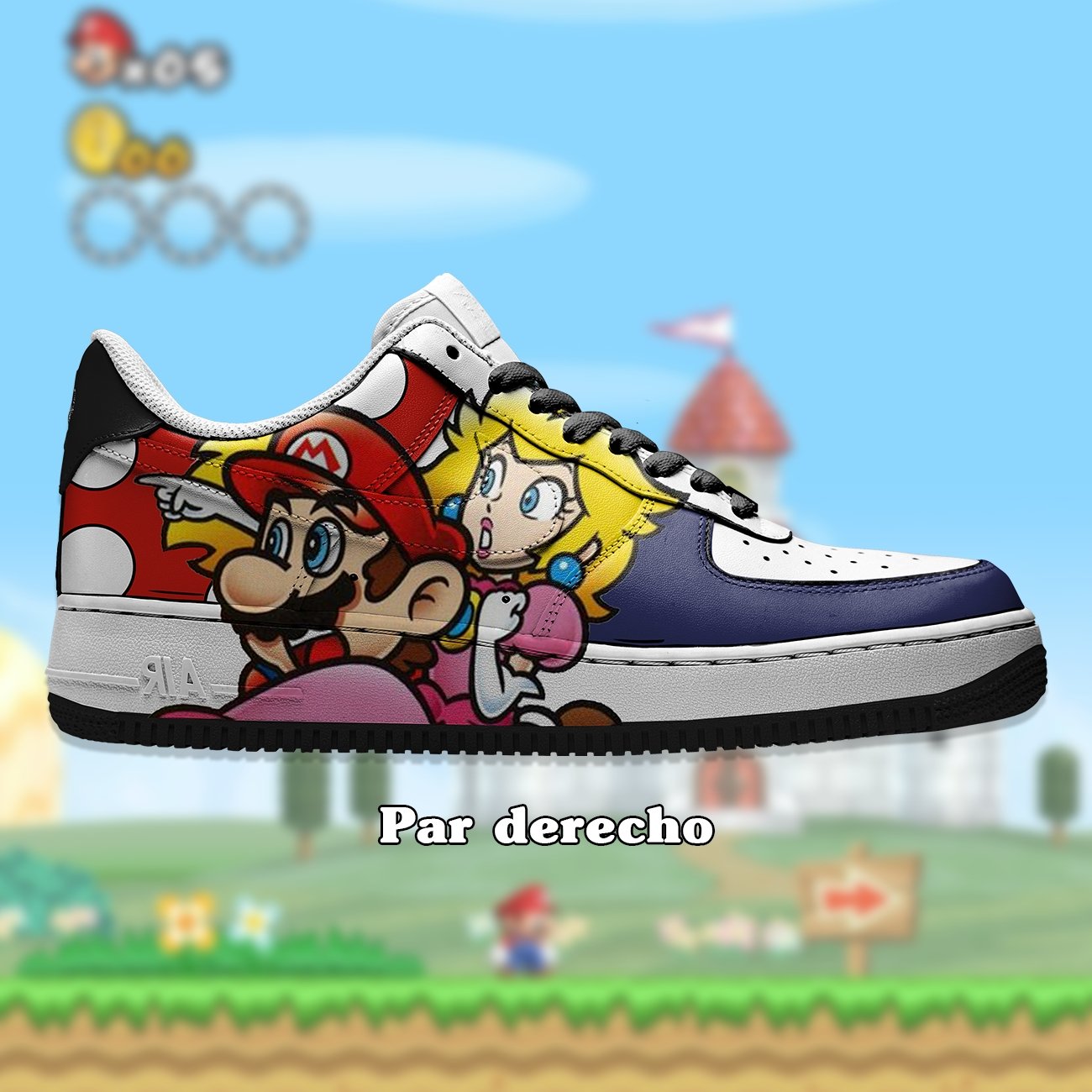 Air Force 1 x Mario vs Bowser - Art Force Custom