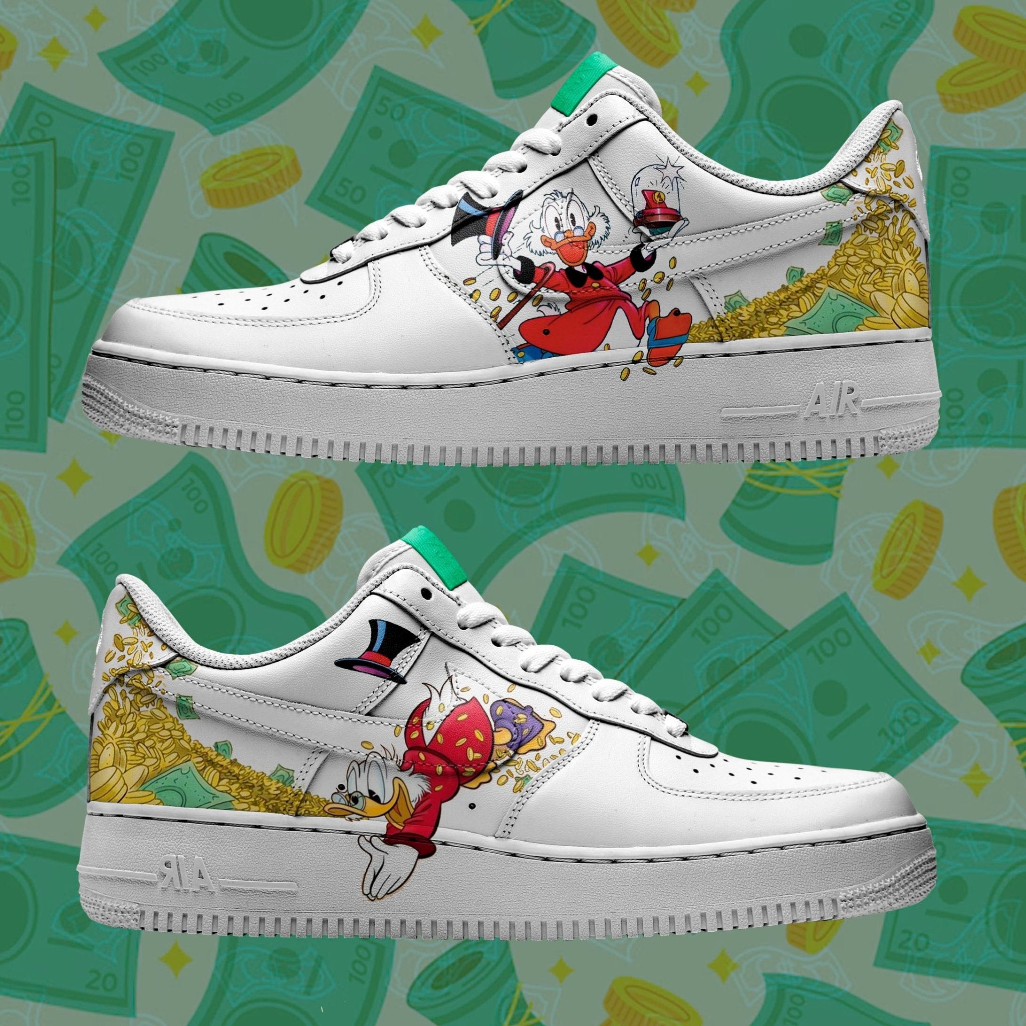 Air Force 1 x McPato Monedas - Art Force Custom