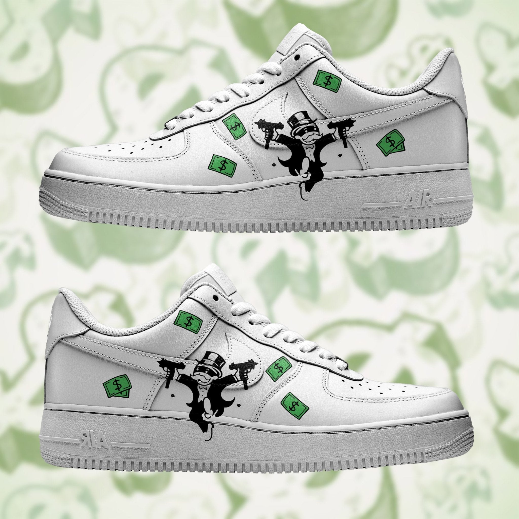 Air Force 1 x Monopoly money - Art Force Custom