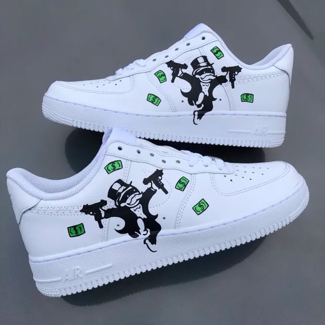 Air Force 1 x Monopoly money - Art Force Custom