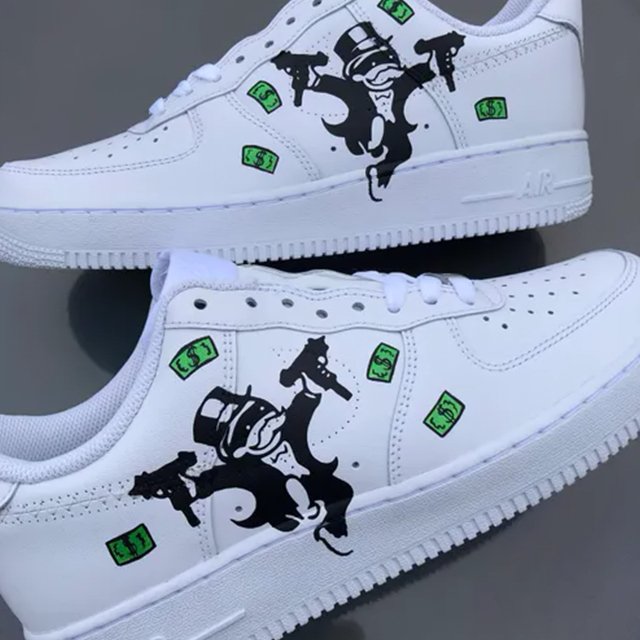 Air Force 1 x Monopoly money - Art Force Custom