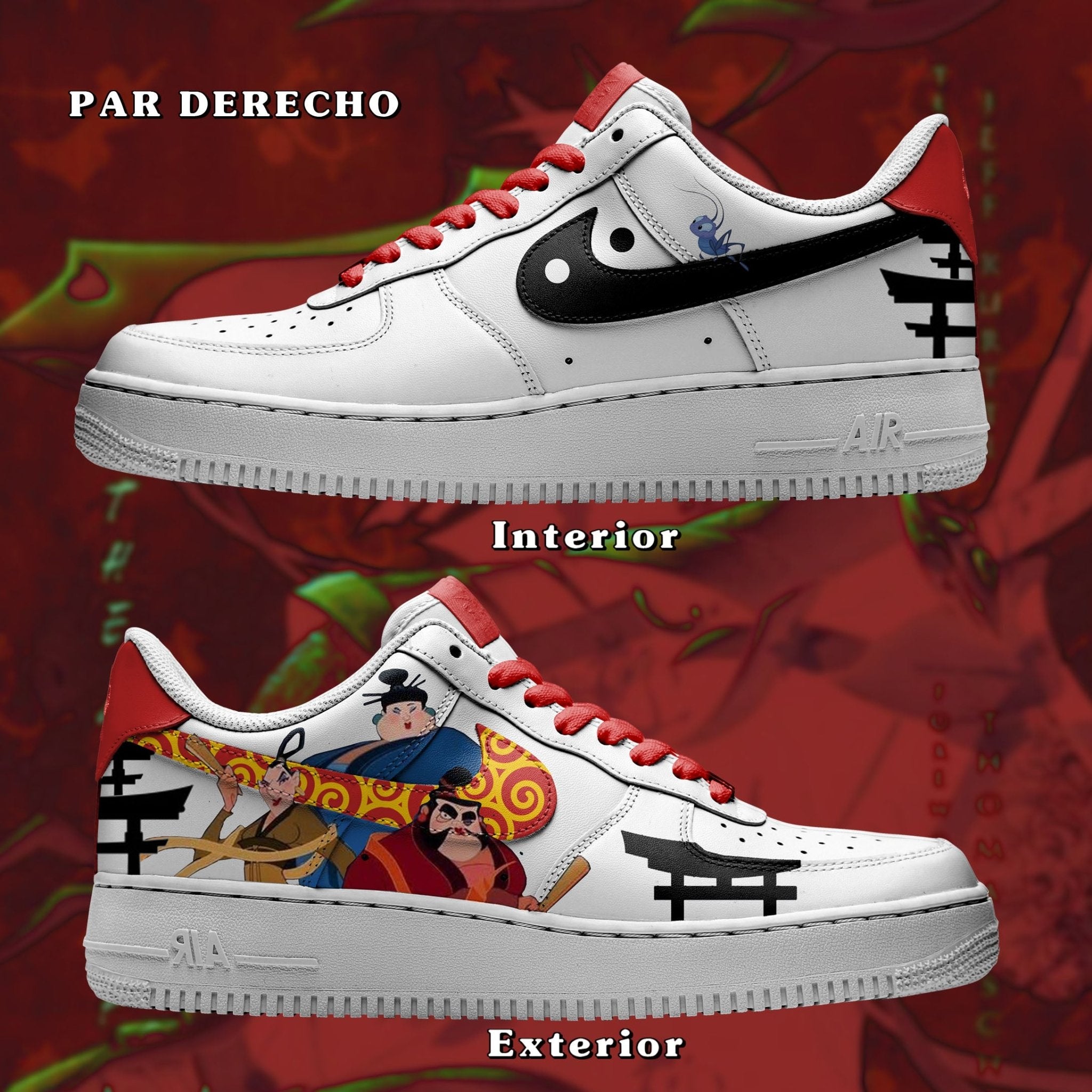 Air Force 1 x Mulán - Art Force Custom