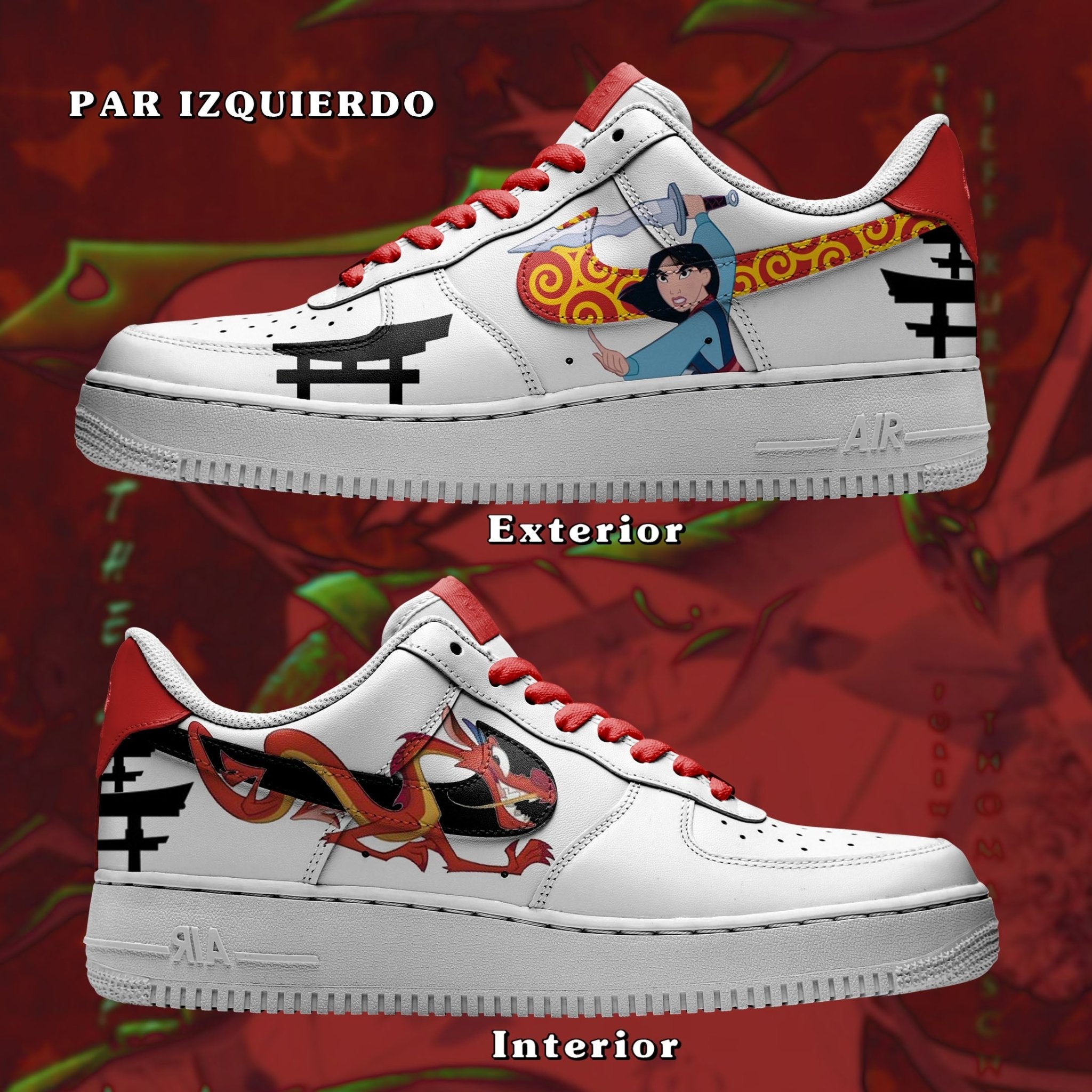 Air Force 1 x Mulán - Art Force Custom