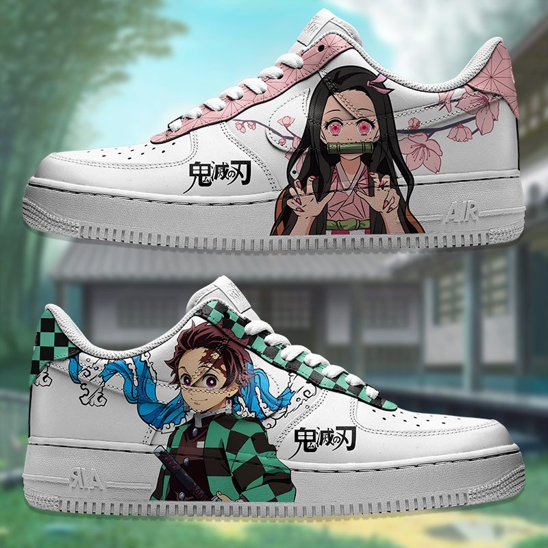 Air Force 1 x Nezuko y Tanjiro - Art Force Custom