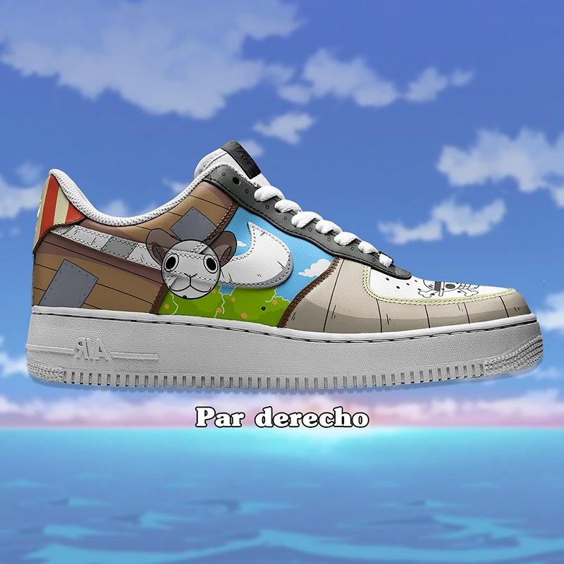 Air Force 1 x One Piece Barcos - Art Force Custom