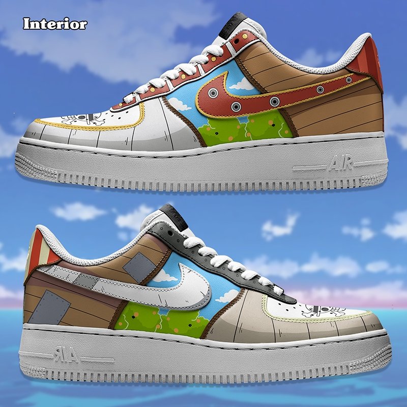 Air Force 1 x One Piece Barcos - Art Force Custom