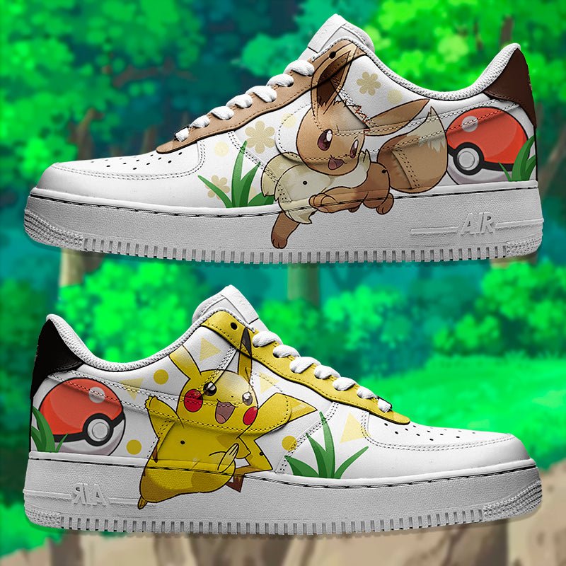 Air Force 1 x Pikachu y Eevee - Art Force Custom