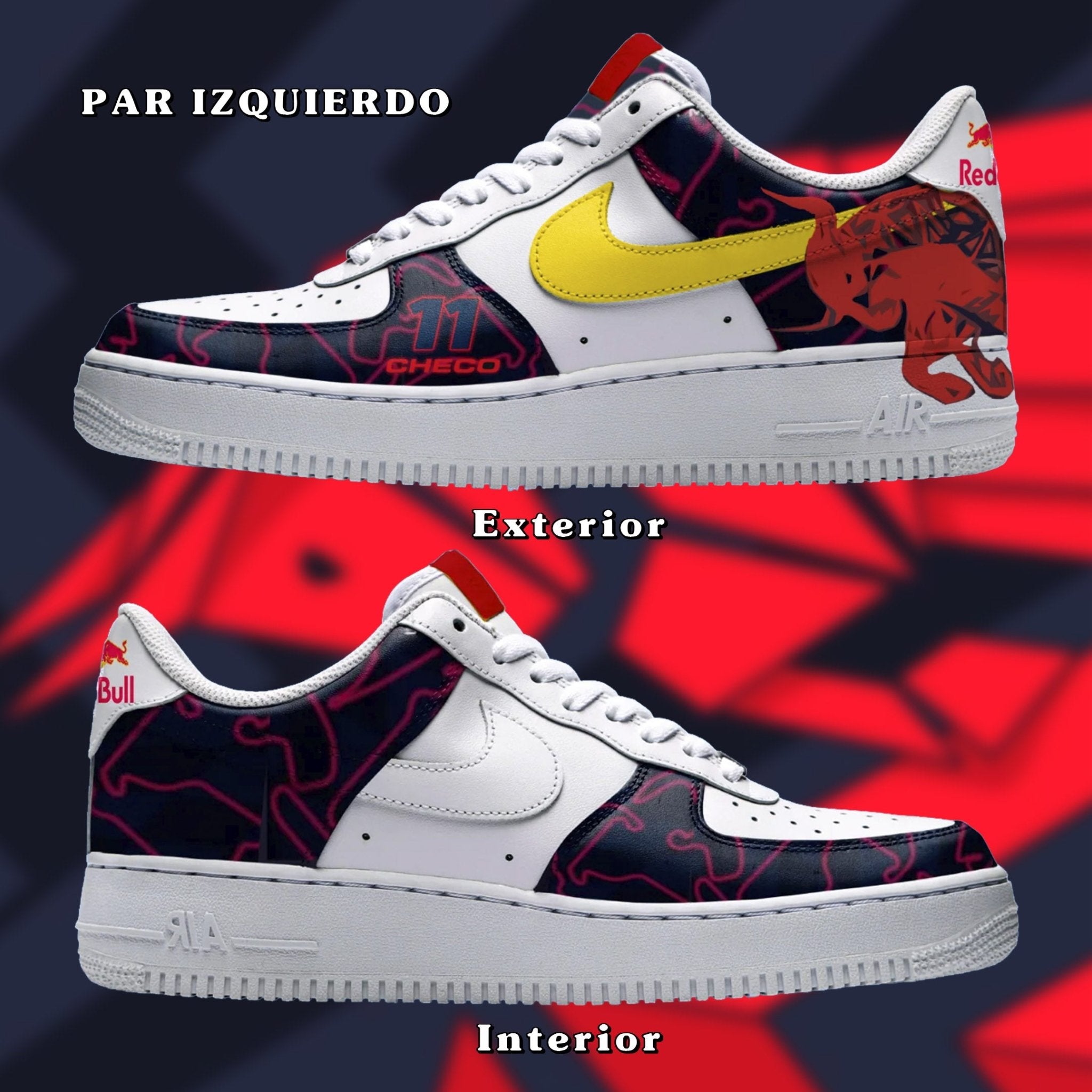 Air Force 1 x Red Bull Checo - Art Force Custom