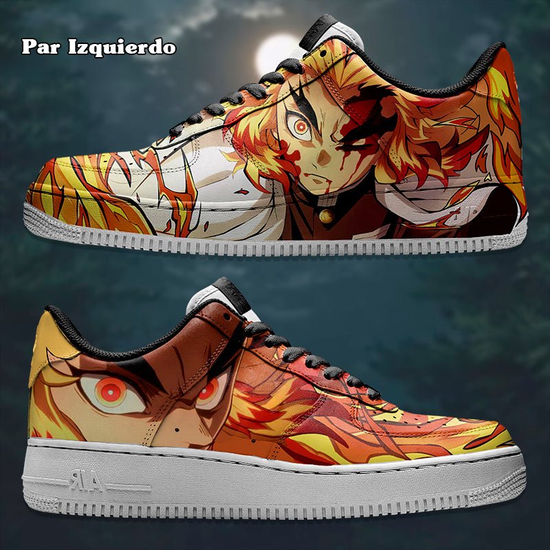 Air Force 1 x Rengoku & Akaza - Art Force Custom