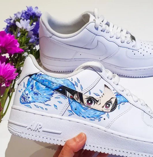 Air Force 1 x Rengoku y Tanjiro - Art Force Custom