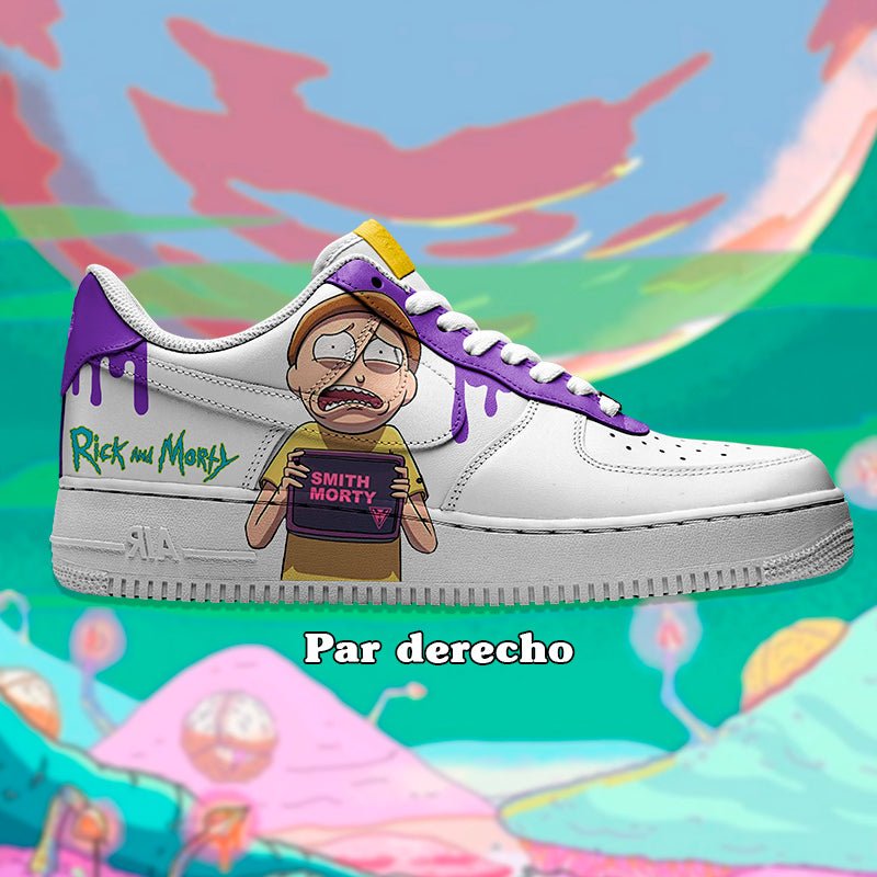 Air Force 1 x Rick & Morty Drip - Art Force Custom