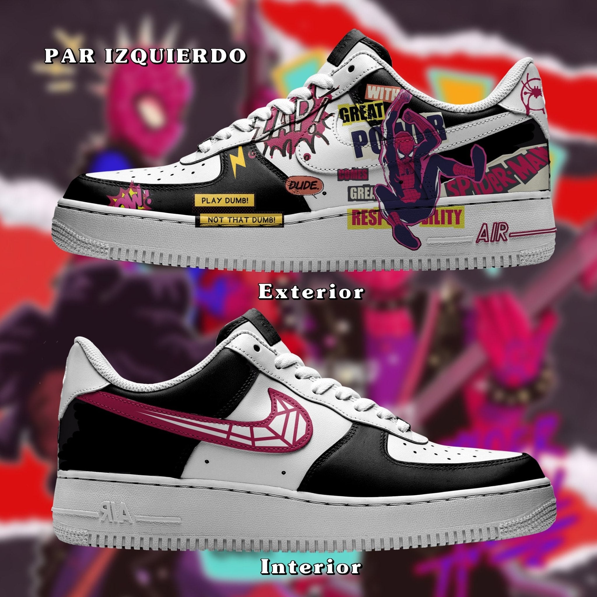 Air Force 1 x Spider Man Comic - Art Force Custom