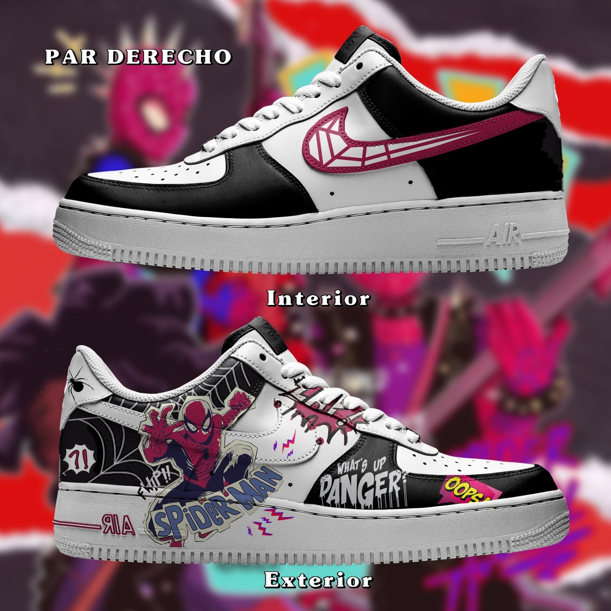 Air Force 1 x Spider Man Comic - Art Force Custom